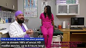 Nurse Misty Addams Deepthroats Patient in Hospital Fetish