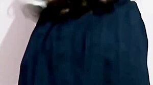 professor fucks innocent big ass student with broomstick in real homemade outdoor public creampie