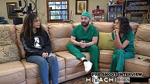 freshman mara luv squirms to mandatory hitachi orgasm pov 😩 vibrator spreads her shaved pussy