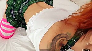 Russian redhead milf pornstar rough fucked huge facial pov