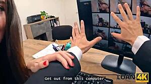 hey, slip your finger in my mouth and we'll keep this office fuck secret