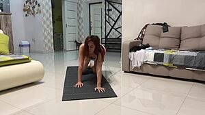 angie elif fingers tight pussy post yoga bliss