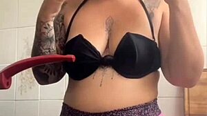 making dinner for hubbys friend knowing ill be their halloween pussy dessert