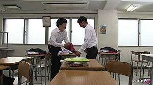 did this petite japanese teen 18+ tempt classmate for toilet creampie uncensored jav?