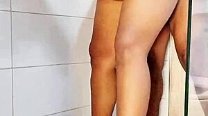 roommate sneaks in for first dorm bathroom big ass fuck