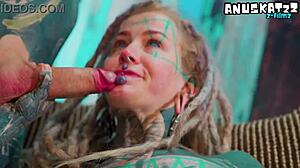 dreadhead goth heels bwc anal gape facial