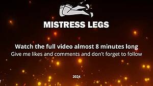 goddess teases lover's cock with cute white fishnet feet bed closeup