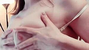 watching porn while jerking wet holes till anal toy orgasm