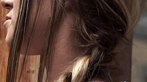 Classy babe fucked clothed outdoors!