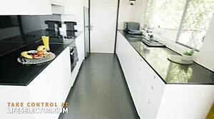 kinky ass play... with gorgeous scarlet chase vibrator fishnets pov