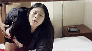 i take peruvian hottie to hotel for brutal ass pounding