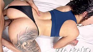 i sneak into boyfriend's room for wet anal pounding and squirt