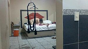 mexicana culona puta sucks cock deep then rides it hard for creampie