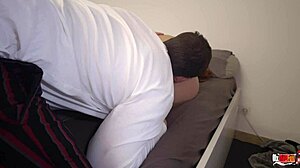stepmom swallows cum after pussy lick and hard fuck