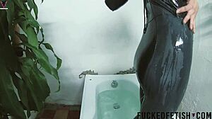 skinny asian sattira spandex underwater pool sexy?