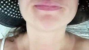 stepmom teases flashing then blows me public outdoor pov