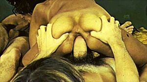 Vintage Threesomes Explore Hairy Pussy Group Fun