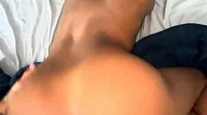 skinny latina teases black stud before wild interracial rip