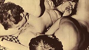 Vintage Threesomes Explore Hairy Pussy Group Fun