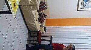 oh im feelin so sexy n sweeet in lingerie outside lickin