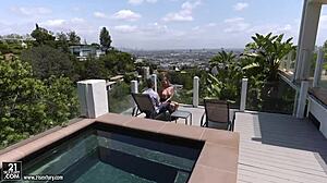 giselle palmer gags hard on dick before deep pounding