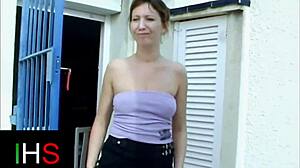 horny milf squirting outdoors anal pussy doggystyle 😩💦