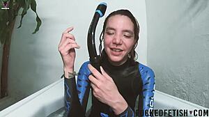 skinny asian sattira spandex underwater pool sexy?