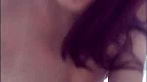 Sweet busty latina milf flashes big pussy in erotic dance call