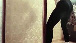 watching porn while jerking wet holes till anal toy orgasm