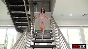 i'm natalia nix an' bbc fills my tight skinny fuckhole creampie