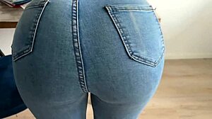 Oiled Student Stepsis Gets Bent Over for Creampie Fun!