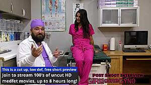 Nurse Misty Addams Deepthroats Patient in Hospital Fetish