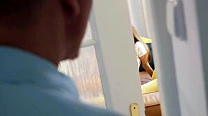 Chubby lady lyne with big natural tits fucks landlord on cam 💋🍑