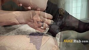 Busty Euro Milf Fills Holes with Bodyguard's Raw Monster Cock