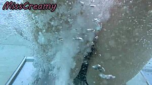 Flashing pussy to student at pool he fingers me risky