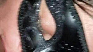 Masked Slut Sucks Cock Rough and Raw!