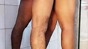 roommate sneaks in for first dorm bathroom big ass fuck