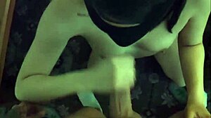 i blindfolded the old neighbor for anal sex