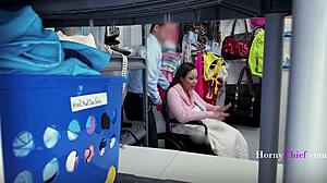 Asian Adriana Maya Blackmailed Punished For Stealing Faking Disability Rough Garage Groping By Tony Marzo