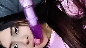 mom's friend lets me film her epic cock sucking skills