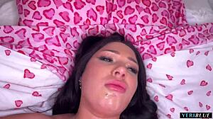stepcousin creampie fuck while others ask for her pov