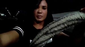 Ser Motorista de App No Trânsito Tem Parada Pra Gozar Com Latina Fitness Big Clit Car Flash!