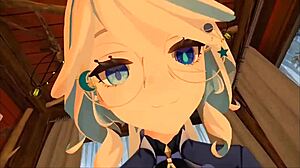 Yukoshvr Furina Rides Dominates Goth Hard