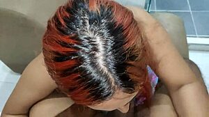 baby, feel how rich my girlfriend's blowjob is in this hotel room...