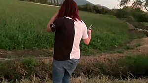 Petite Latina Teen Fucks Black Cock Outdoor Hill First Time