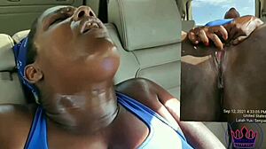 what happens when a sweet ebony wife previews her big black cock play in the car?