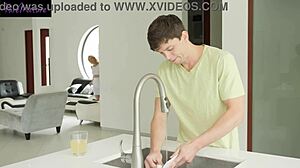 laura bentley drains stepsons cock hard when hubby leaves!