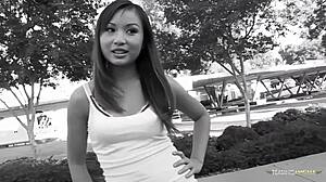 Naughty Asian Babe Picked Up for Steamy Threesome