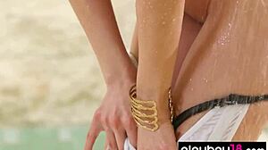 uhh bombastic darcie dolce showers naked big naturals dripping wet beauty...