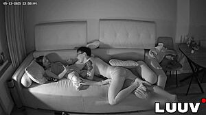 luuv gets first pussy lick on homemade webcam!